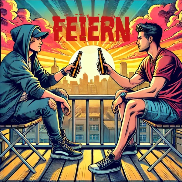 Cover der Live-Single „Feiern“